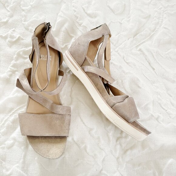 Eileen Fisher Story Sandal Size 10 New - Picture 5 of 6